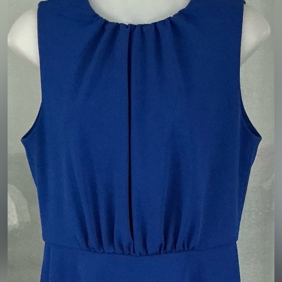 Calvin Klein royal blue sleeveless A-line dress - Picture 3 of 6